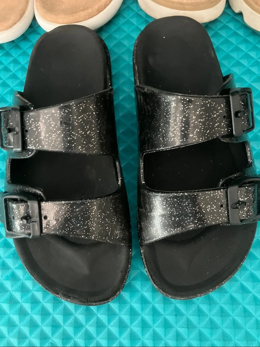 CAT & JACK and Other Big Girls Sandals | Bundle of Three Pairs | 12-13